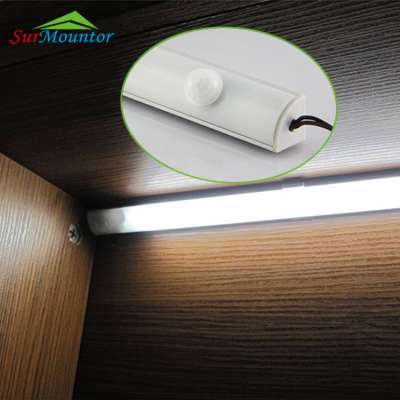 Corner LED Cabinet Light with PIR Motion Sensor 12/24V Furniture Lighting